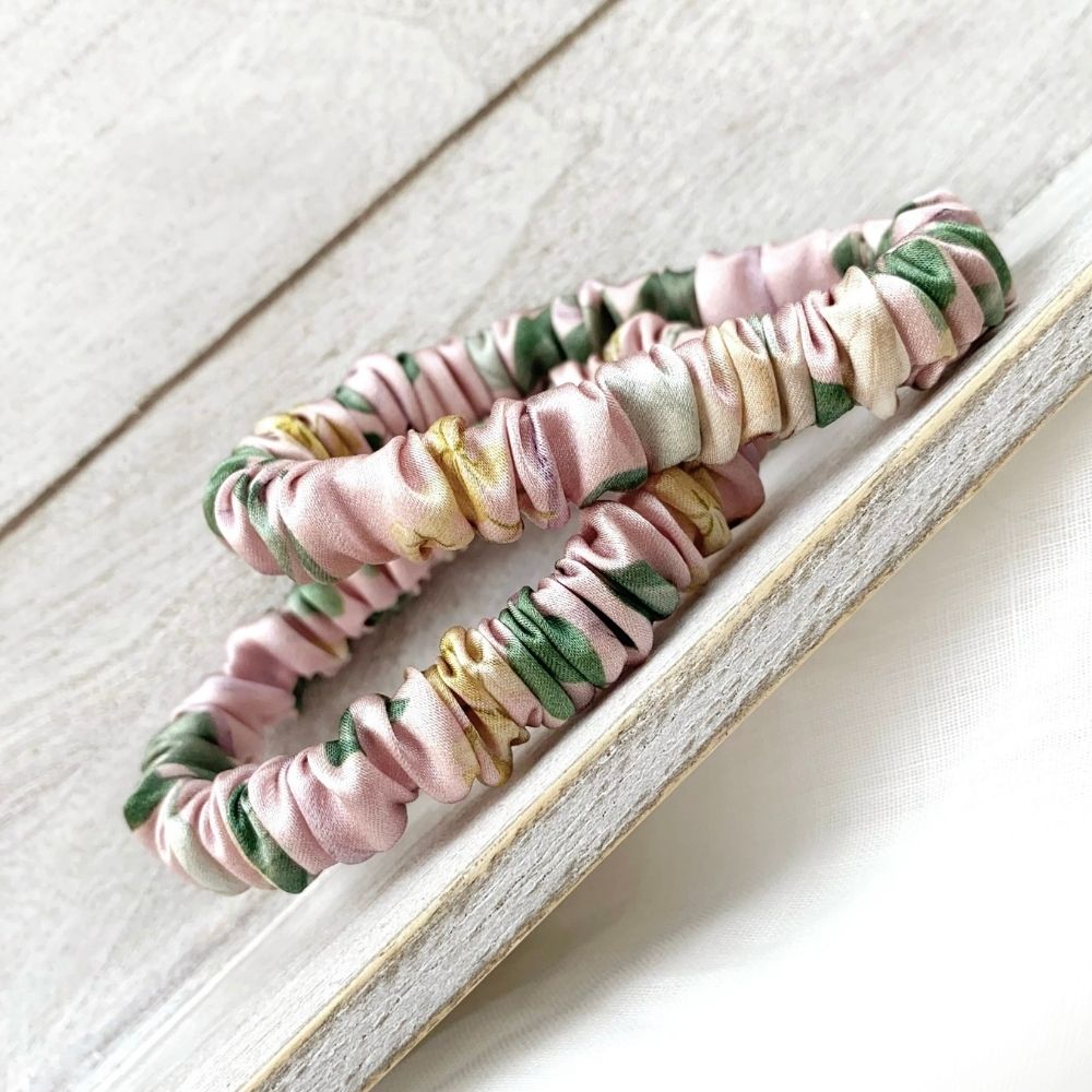 Liberty Silk Scrunchie - Skinny