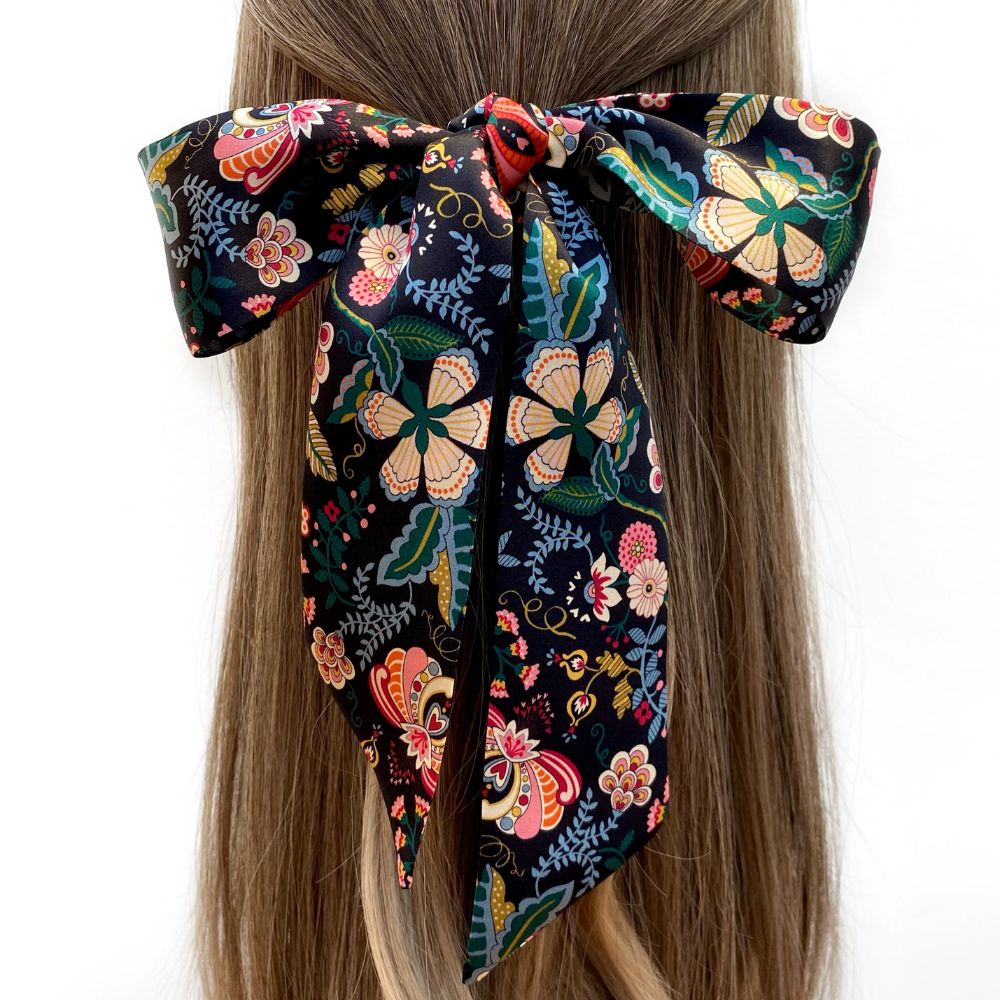 Liberty Silk Skinny Scarf - Mabelle Hall