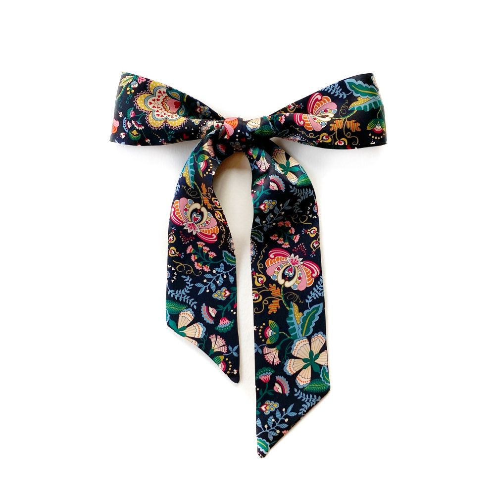 Liberty Silk Skinny Scarf - Mabelle Hall