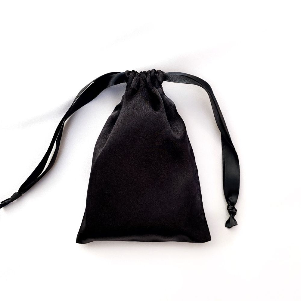 Cloud Soft 19 Momme Mulberry Silk Sleeping Eye Mask - Midnight Black