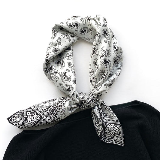 Paisley Silk Twill Scarf 65x65