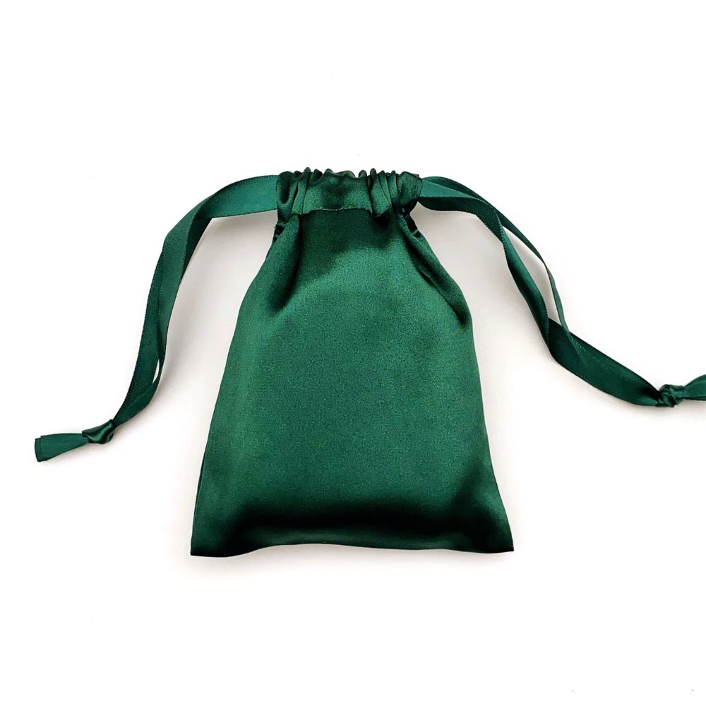Cloud Soft 19 Momme Mulberry Silk Sleeping Eye Mask - Emerald Green