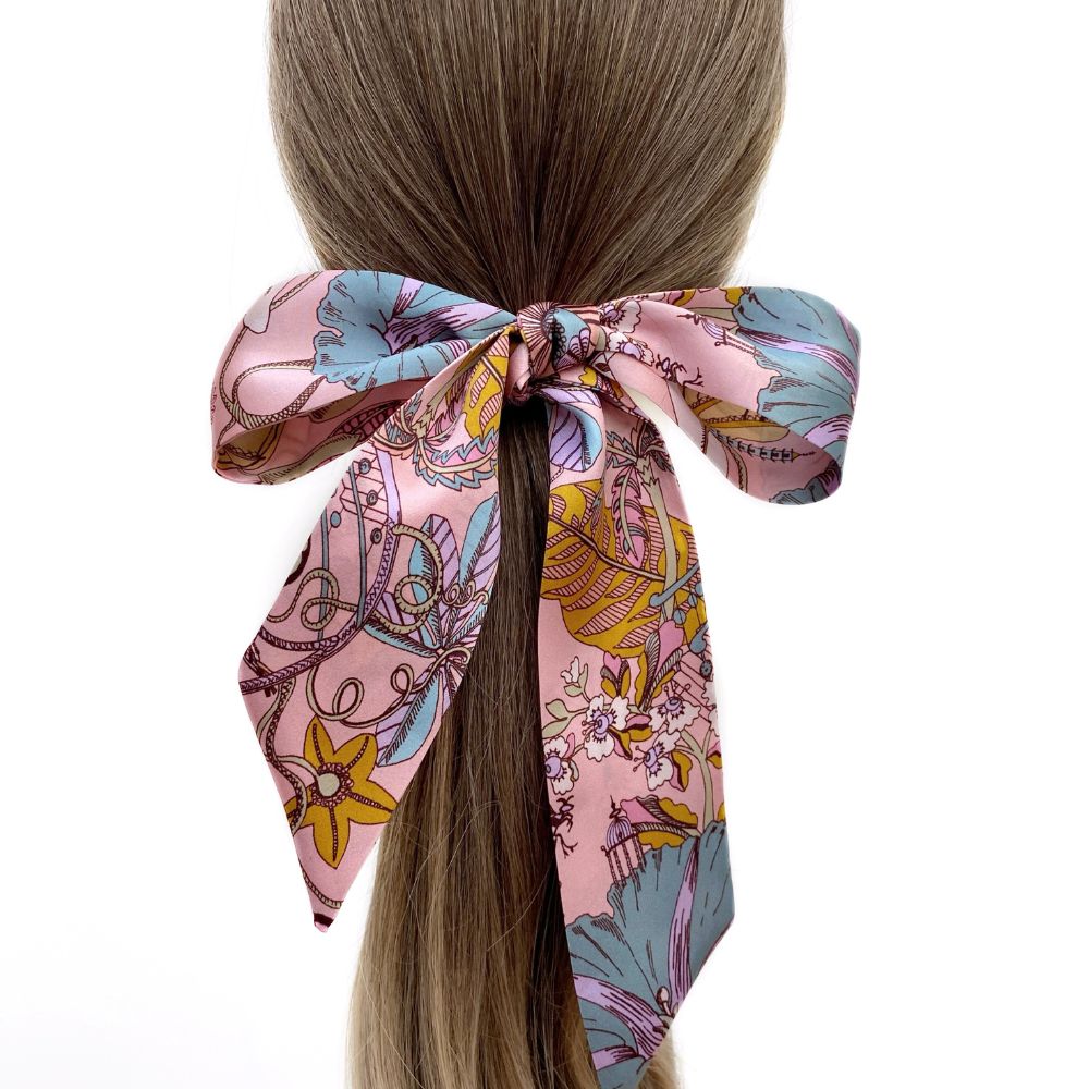 Liberty Silk Skinny Scarf - Fantasy Land