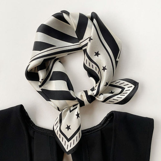 Stars Stripes 53x53 Silk Scarf