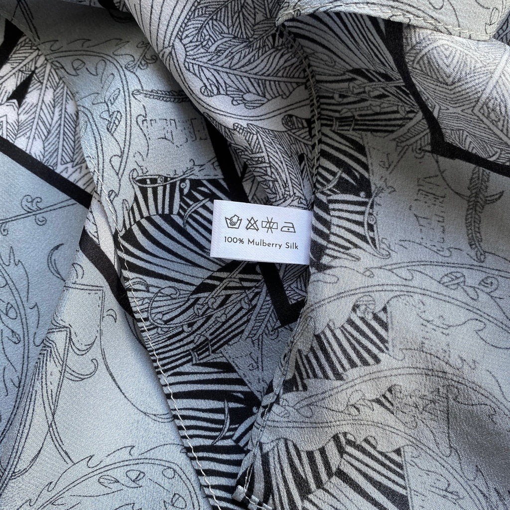 Long Silk Scarf 35x150