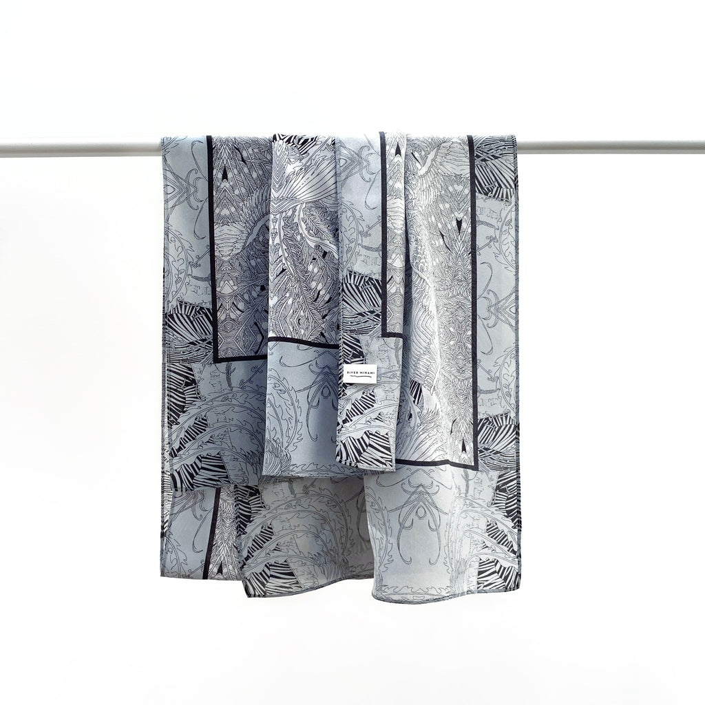 Long Silk Scarf 35x150