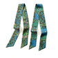 Liberty Silk Skinny Scarf - Blue Honeysuckle