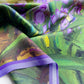 Iris Garden 53x53 Silk Scarf
