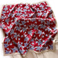 Red Floral 53x53 Silk Scarf