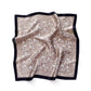 Paisley print silk scarf - Taupe