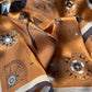 Bronze Compass Silk Scarf 53x53