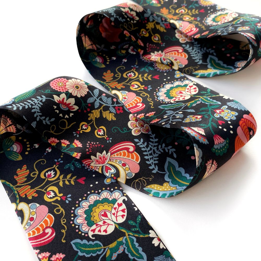Liberty Silk Skinny Scarf - Mabelle Hall