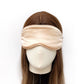 Cloud Soft 19 Momme Mulberry Silk Sleeping Eye Mask - Champagne Gold
