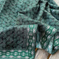 Green Paisley 65x65 Silk Twill Scarf