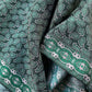 Green Paisley 65x65 Silk Twill Scarf