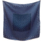 Denim Blue Classic Print 65x65 Silk Scarf