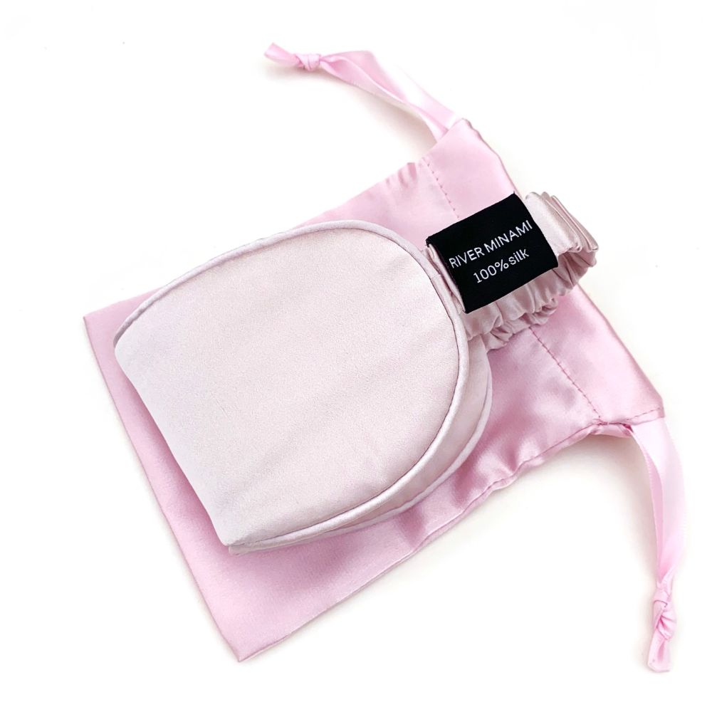 Cloud Soft 19 Momme Mulberry Silk Sleeping Eye Mask - Dusky Lilac