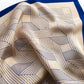 Dusky Rose Lines 53x53 Silk Scarf