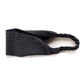 wide black japanese wave cotton hair band