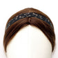 black dragonfly Japanese cotton Skinny headband