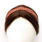 orange red wave Japanese cotton Skinny headband