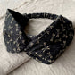 black dragonfly twisted Japanese cotton fabric headband