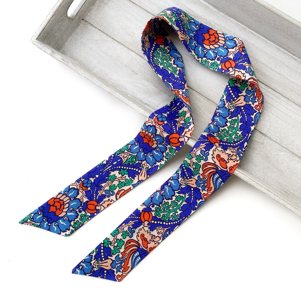 Liberty Skinny Scarf - Electric Nouveau
