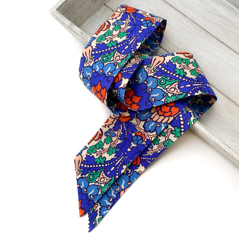 Liberty Skinny Scarf - Electric Nouveau