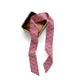 Liberty cotton skinny scarf - Red Geometric