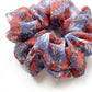 Liberty silk chiffon hair scrunchie scarf - Floral print