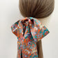 Liberty silk skinny hair scarf - Strawberry thief