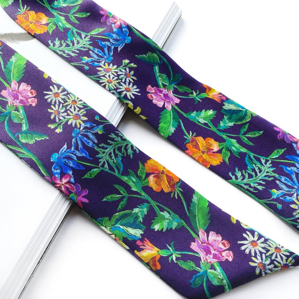 Liberty silk skinny hair scarf - Lockwood