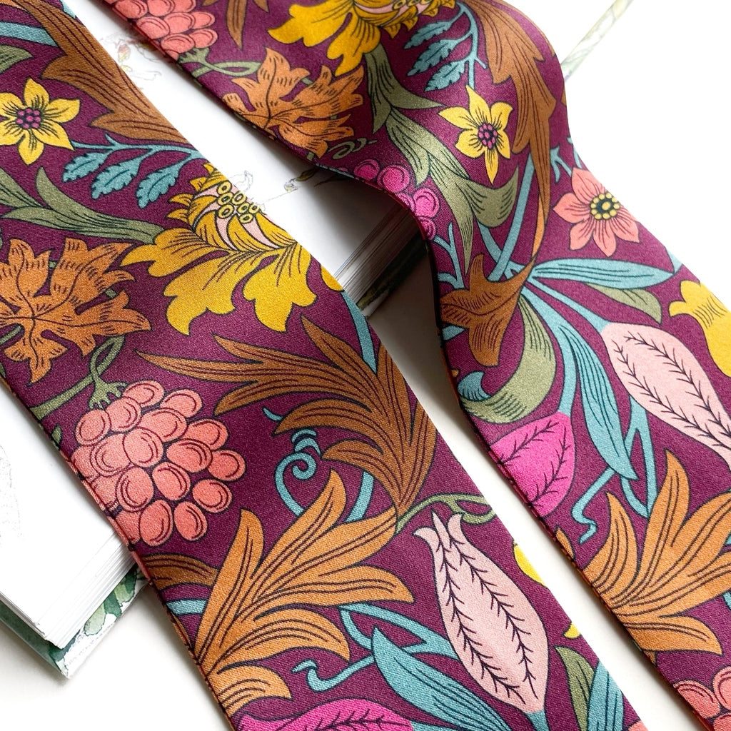 Liberty silk skinny hair scarf - Standen Manor