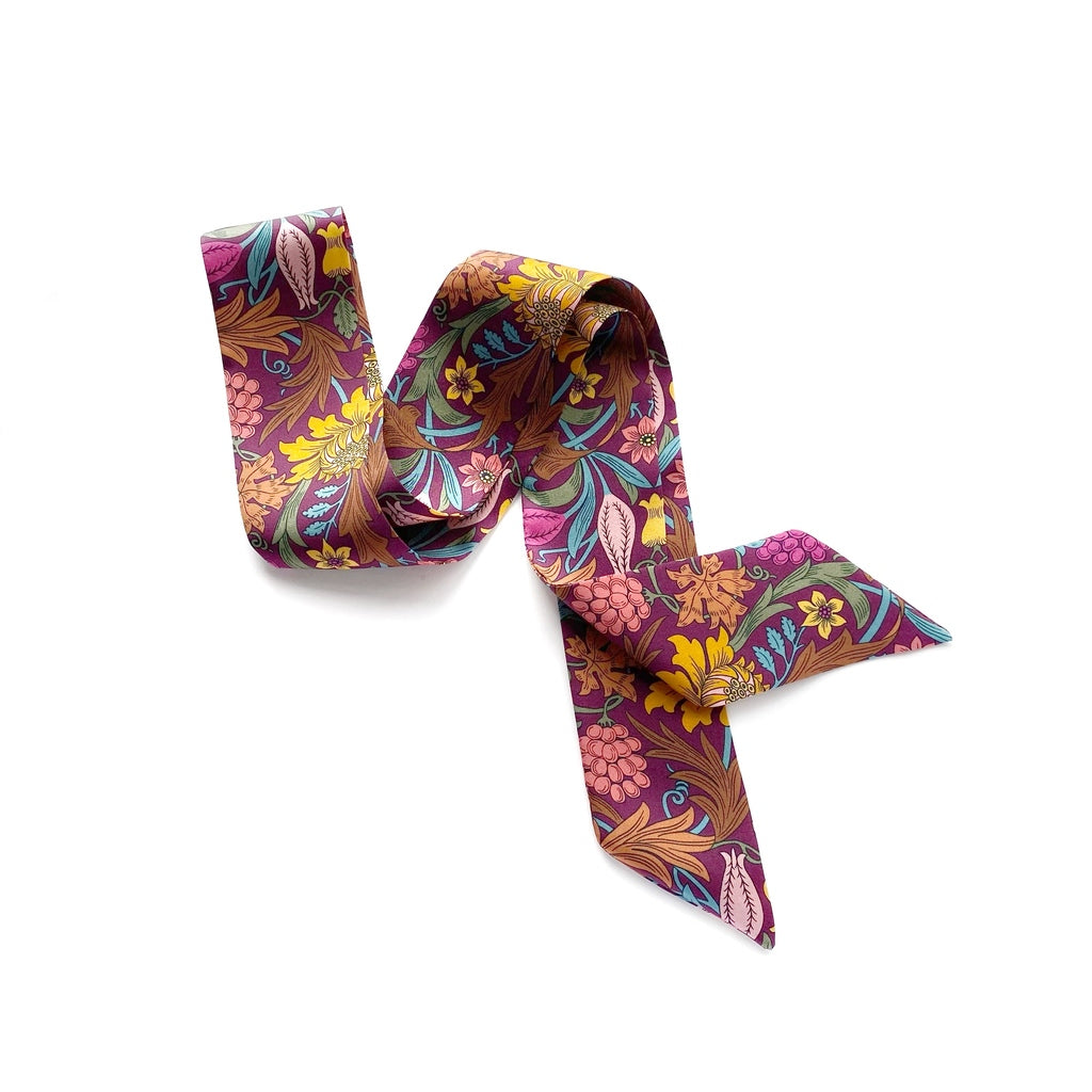 Liberty silk skinny hair scarf - Standen Manor