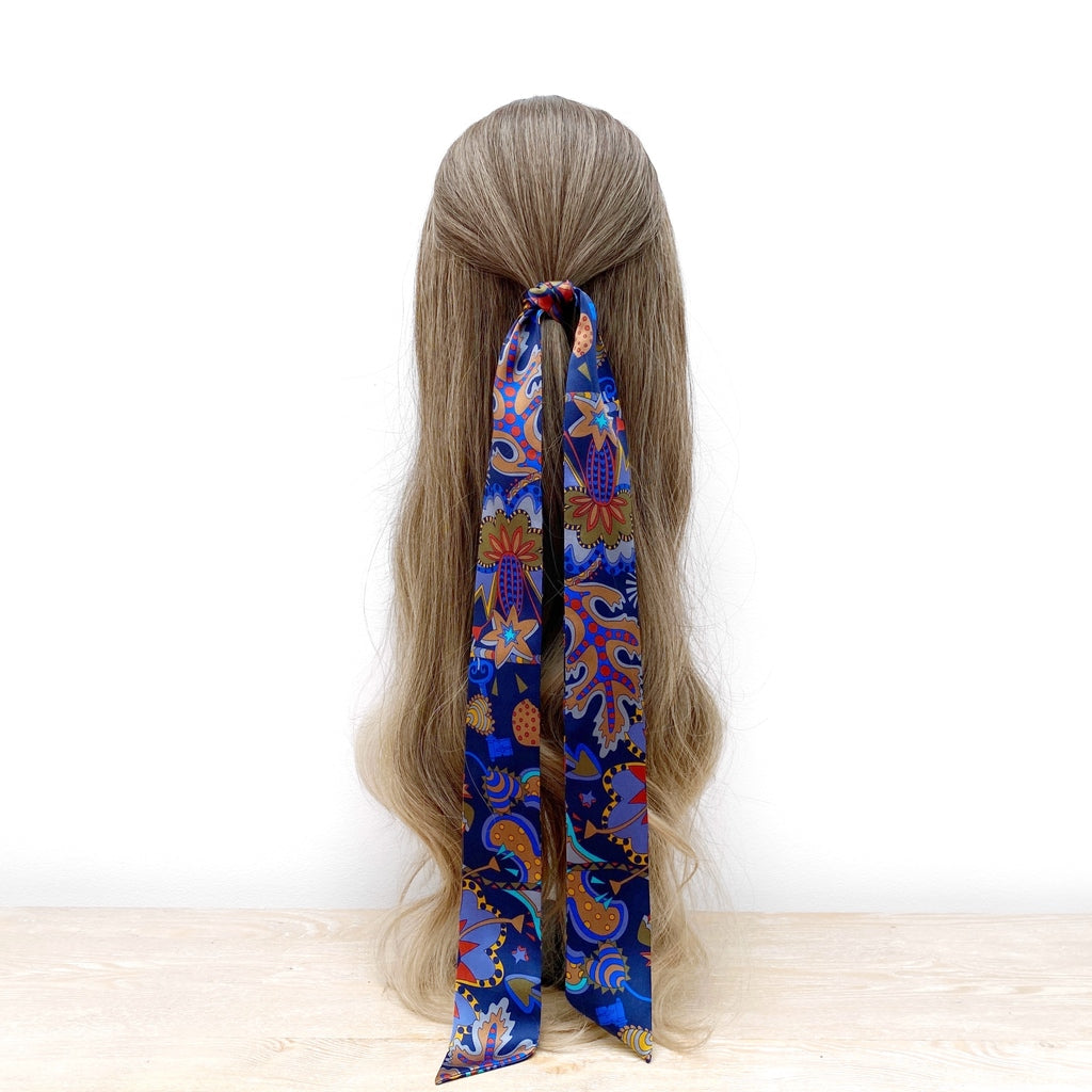 Liberty silk skinny hair scarf - Soho