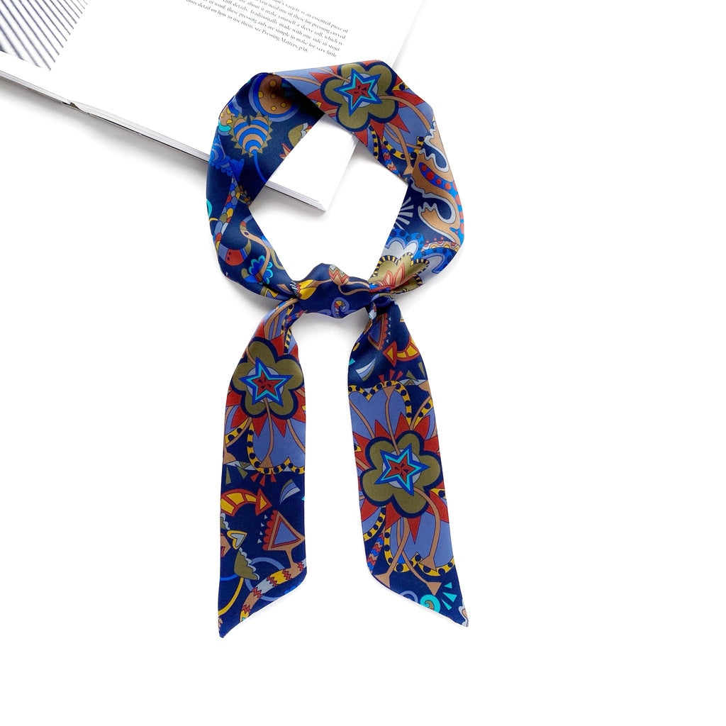 Liberty silk skinny hair scarf - Soho