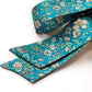 blue pink floral liberty london silk twilly scarf
