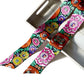 Liberty Silk Skinny Scarf - Begonia Garden