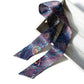 Liberty Silk Skinny Scarf - Royal Hera Purple