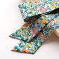 yellow and green floral Liberty London silk twilly scarf