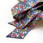 red floral Liberty London silk twilly scarf