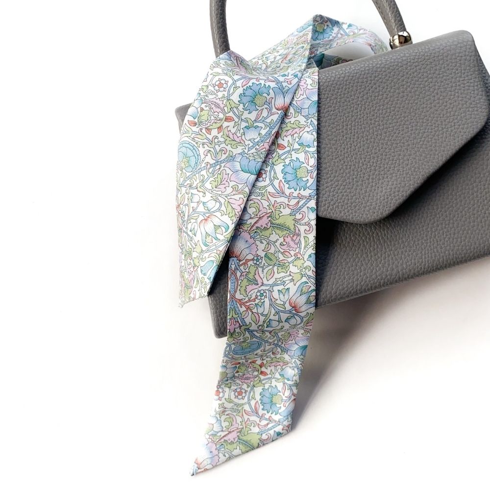 loddon print Liberty London silk twilly scarf