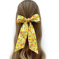 Liberty cotton skinny scarf - Yellow Floral