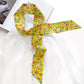 Liberty cotton skinny scarf - Yellow Floral