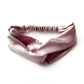 mauve twisted mulberry silk satin headband 