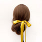 yellow gold mulberry silk skinny scarf