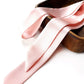 light pink mulberry silk skinny scarf