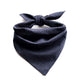 Navy striped bandana on a white background