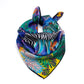 Colourful Silk Scarf 53x53