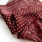 Maroon Red Silk Scarf - 53x53